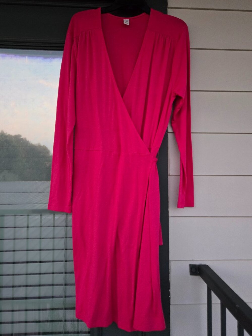 Old Navy Long Sleeve Wrap Dress